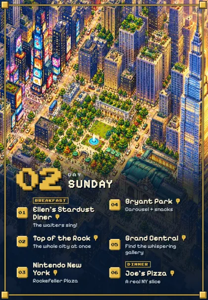 Day 2: Midtown with the day's quests